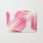 Pink Petals - Flower Photography, Botanical Bath Mat Gallery Image 1