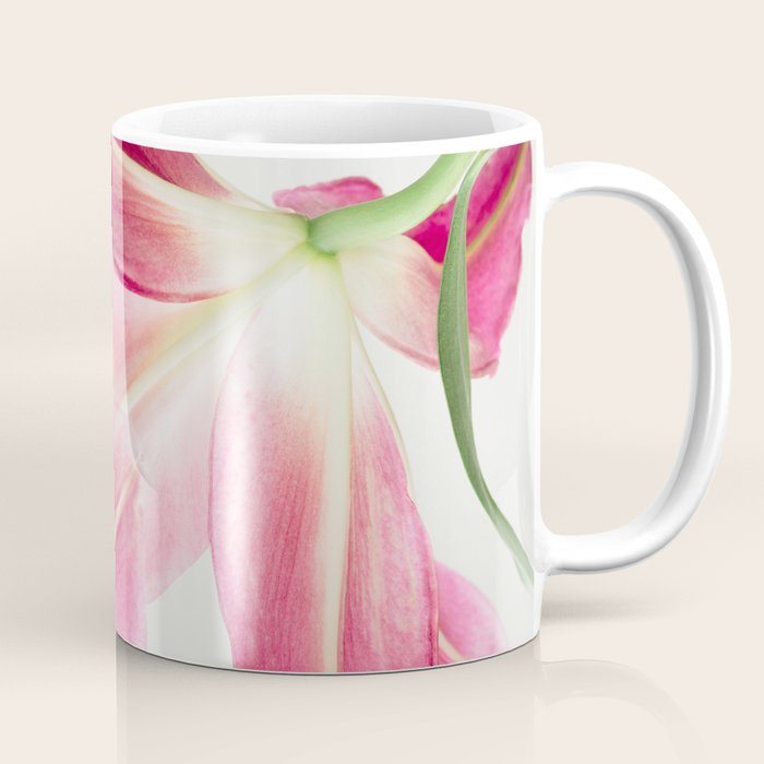 Pink Petals - Flower Photography, Botanical Coffee Mug Gallery Image 1