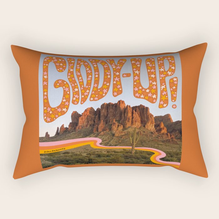 Giddy-Up Rectangular Pillow Gallery Image 1