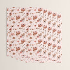 Farmhouse floral - pink Wrapping Paper Gallery Image 3