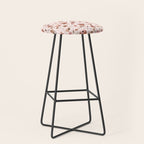 Farmhouse floral - pink Stool Gallery Image 1