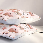 Farmhouse floral - pink Pillow Sham Gallery Image 3