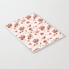 Farmhouse floral - pink Notebook Gallery Image 3