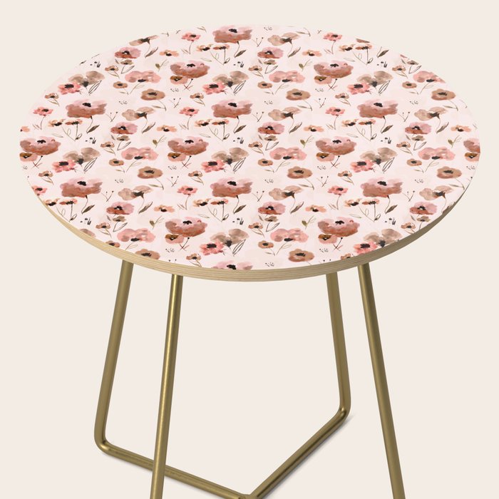 Farmhouse floral - pink Side Table Gallery Image 2