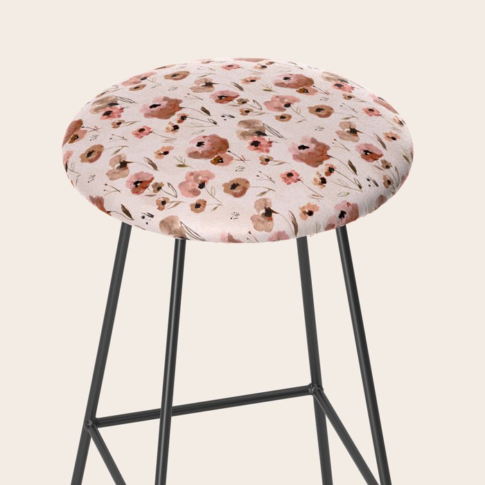 Farmhouse floral - pink Stool Gallery Image 2