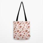 Farmhouse floral - pink Tote Bag Gallery Image 2