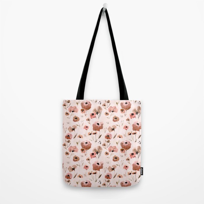 Farmhouse floral - pink Tote Bag Gallery Image 2