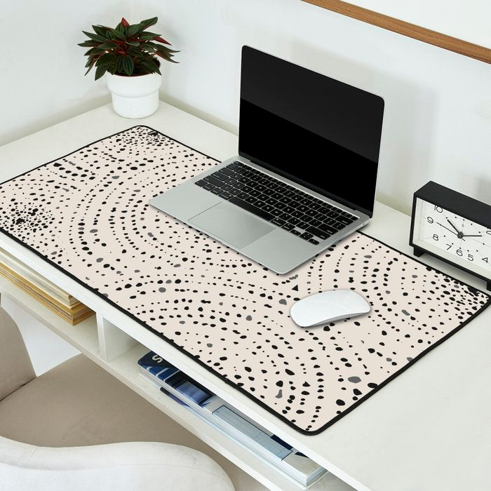 Boho Pattern Minimalistic Decor Desk Mat Gallery Image 2