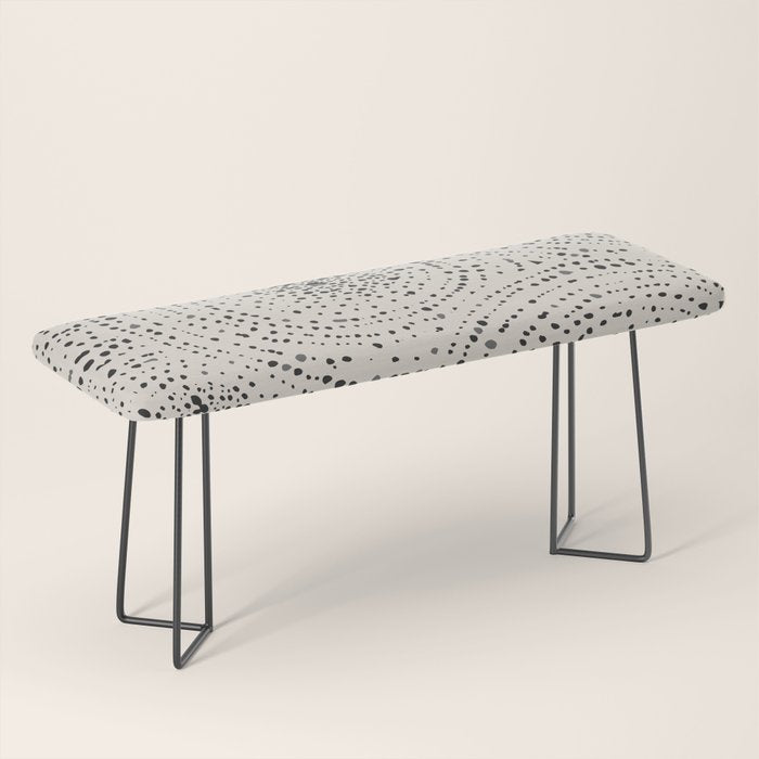 Boho Pattern Minimalistic Decor Bench Gallery Image 1