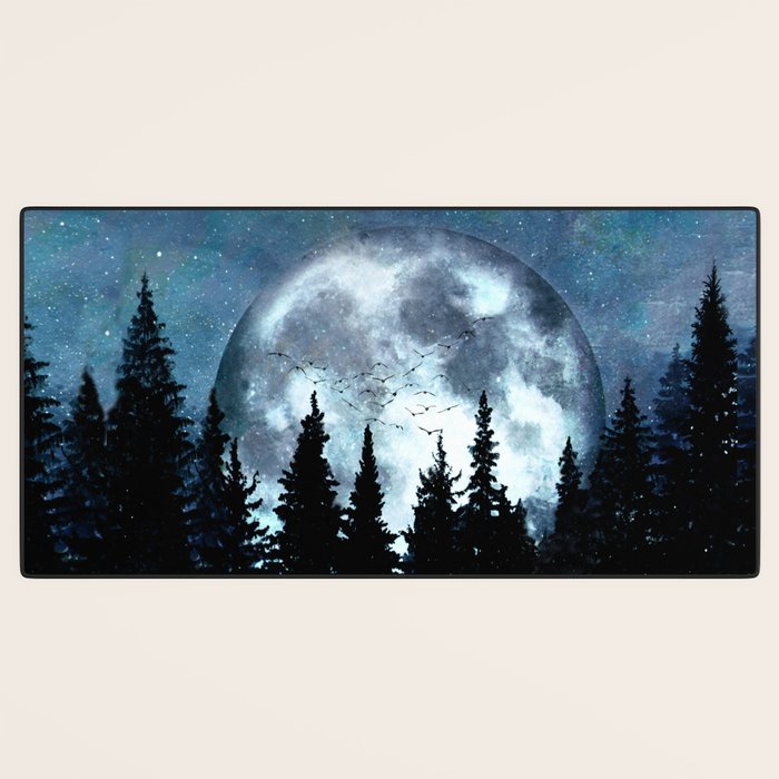 Full Moon II Desk Mat Gallery Image 3