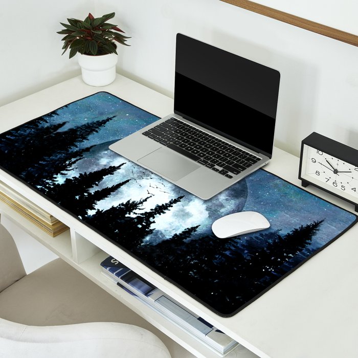 Full Moon II Desk Mat Gallery Image 2