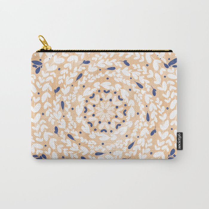 Pink Circular Nature Tiles PB Carry All Pouch Gallery Image 1