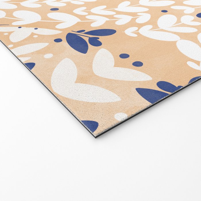 Pink Circular Nature Tiles PB Welcome Mat Gallery Image 2