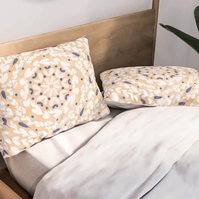 Pink Circular Nature Tiles PB Pillow Sham Gallery Image 2