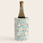 Ditsy Marker Florals - Turquoise Wine Chiller Gallery Image 2
