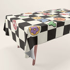 Have A Nice Day. Y2k Stickers, Black & White Checker Tablecloth Gallery Image 1