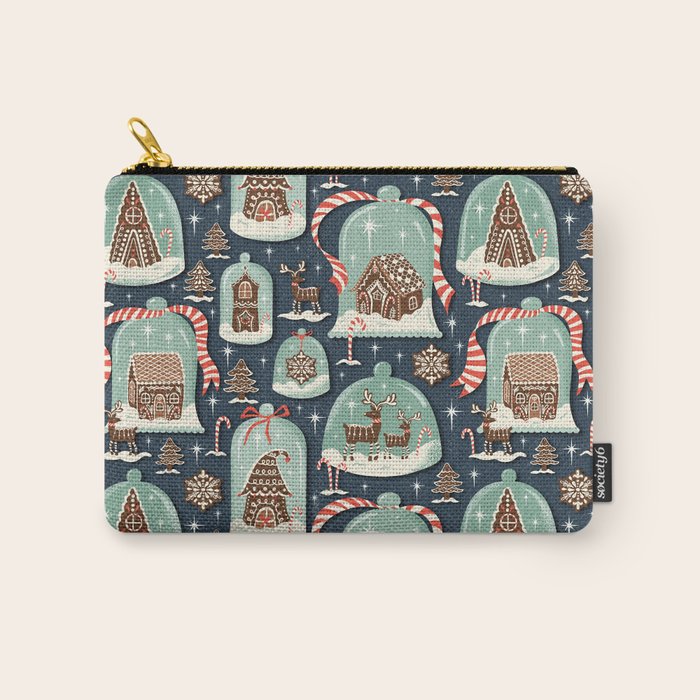 Gingerbread Village Carry All Pouch Gallery Image 1