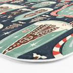 Gingerbread Village Bath Mat Gallery Image 3