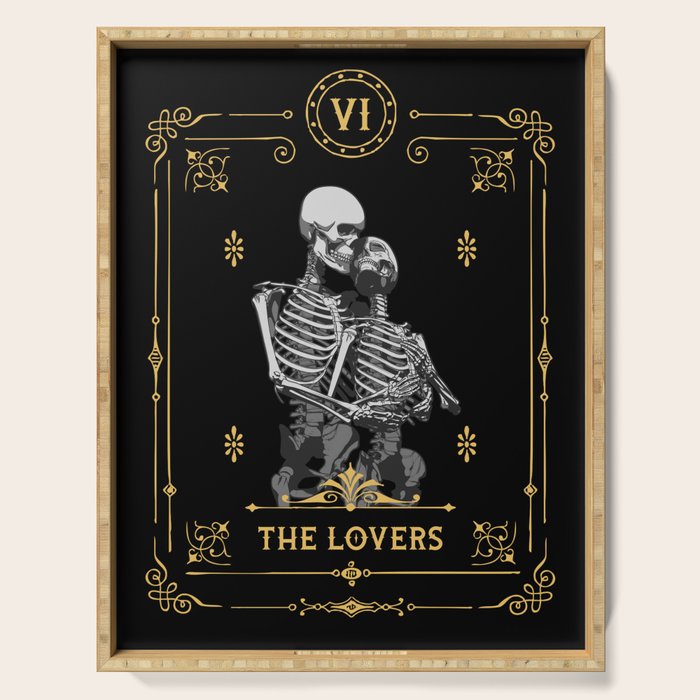 The Lovers VI Tarot Card Serving Tray Gallery Image 1
