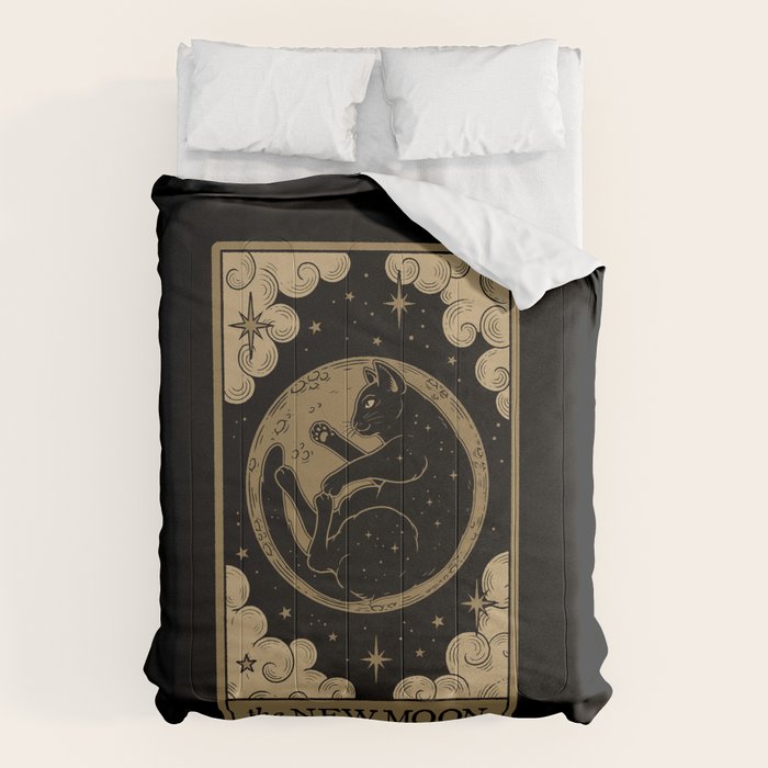 The New Moon - Dark Background Comforter Gallery Image 6