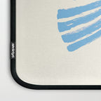 Blue Stripe Bow Ribbon  Laptop Sleeve Gallery Image 3