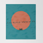 Cat Landscape 186 Throw Blanket Gallery Image 2