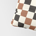 Black & Brown Check Pillow Sham Gallery Image 4