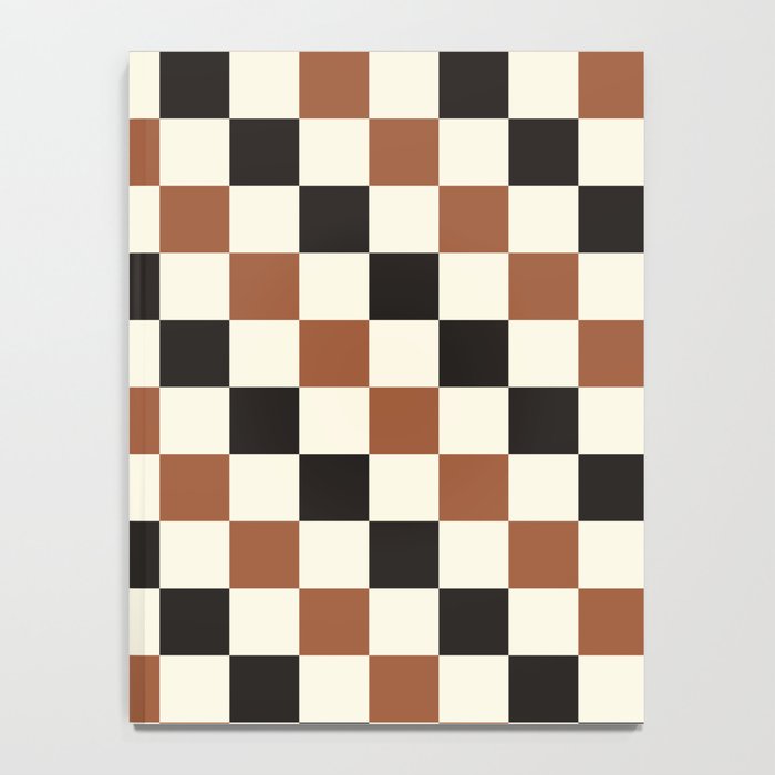 Black & Brown Check Notebook Gallery Image 4
