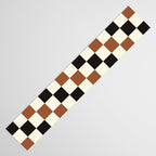 Black & Brown Check Table Runner Gallery Image 3