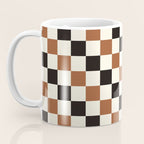 Black & Brown Check Coffee Mug Gallery Image 3