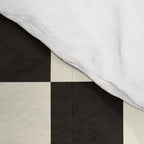 Black & Brown Check Comforter Gallery Image 4