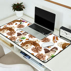 Flowering squirrel meadow Desk Mat Gallery Image 2