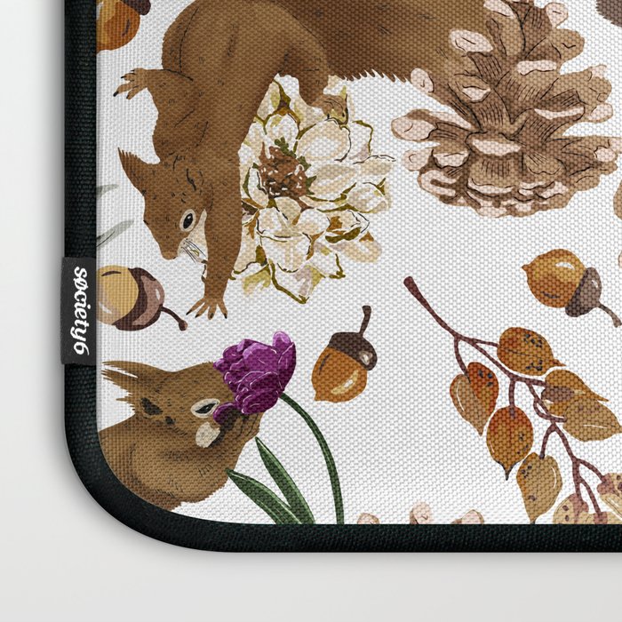 Flowering squirrel meadow Laptop Sleeve Gallery Image 3