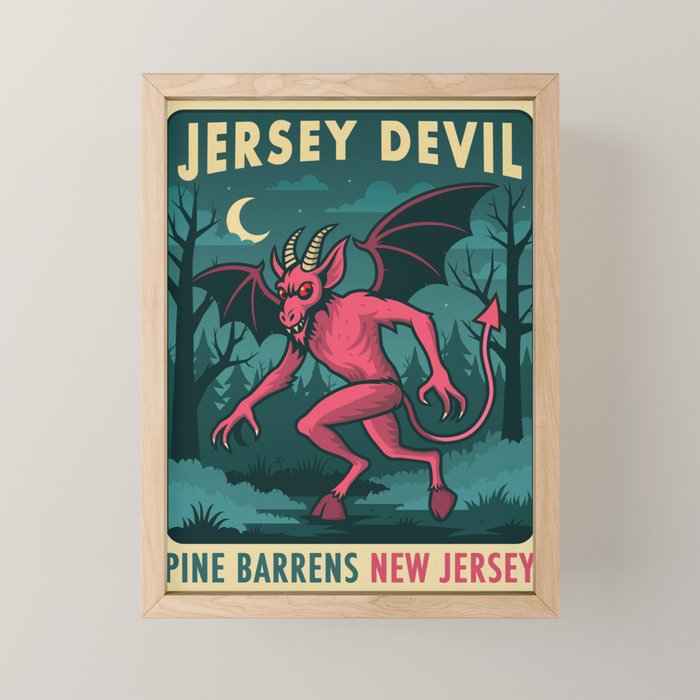 The Jersey Devil Mini Art Print Gallery Image 1