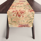 William Morris & Jane Morris Antique Honeysuckle Table Runner Gallery Image 1