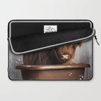 Highland Cow in the Tub Laptop Sleeve Gallery Image 2