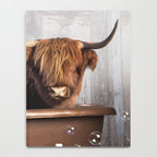 Highland Cow in the Tub Notebook Gallery Image 4