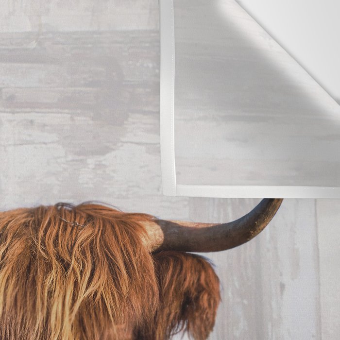 Highland Cow in the Tub Wall Tapestry Gallery Image 3