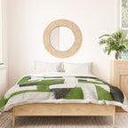 Abstract Modern Cosmic  Duvet Cover Gallery Image 3