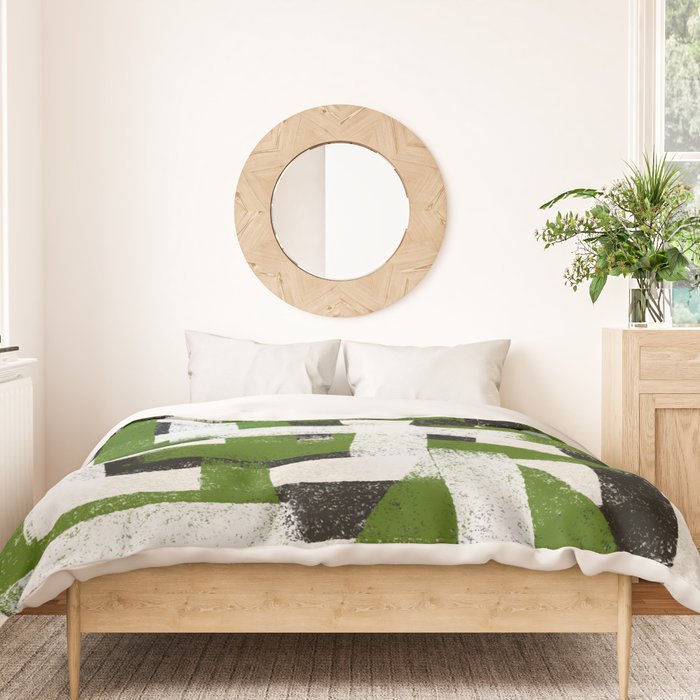 Abstract Modern Cosmic  Duvet Cover Gallery Image 3