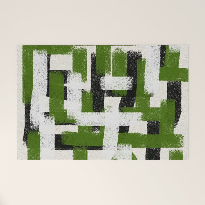 Abstract Modern Cosmic  Welcome Mat Gallery Image 1