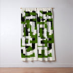 Abstract Modern Cosmic  Window Curtain Gallery Image 3