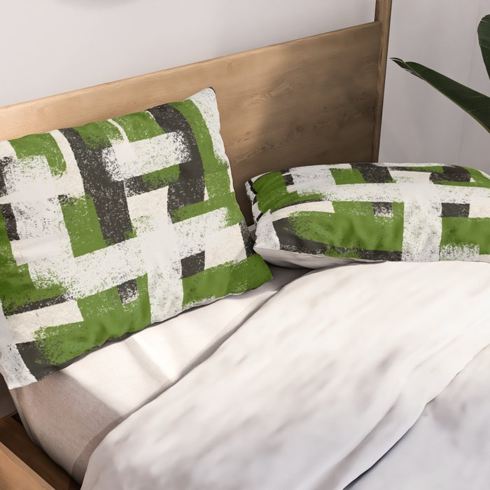 Abstract Modern Cosmic  Pillow Sham Gallery Image 2
