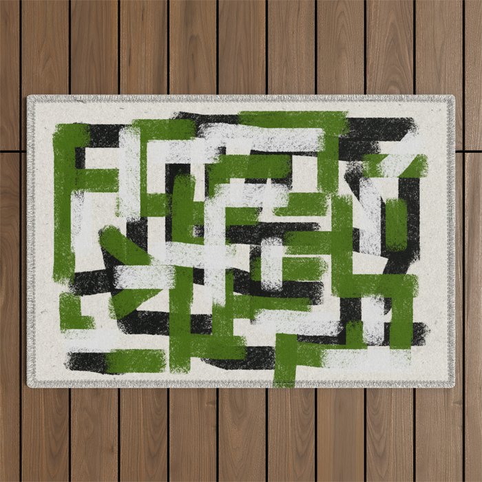 Abstract Modern Cosmic  Outdoor Rug Gallery Image 1