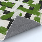 Abstract Modern Cosmic  Rug Gallery Image 4