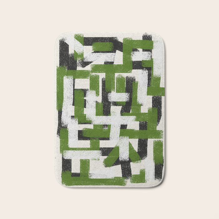 Abstract Modern Cosmic  Bath Mat Gallery Image 1