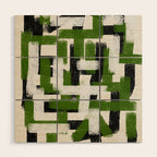 Abstract Modern Cosmic  Wood Wall Art Gallery Image 1