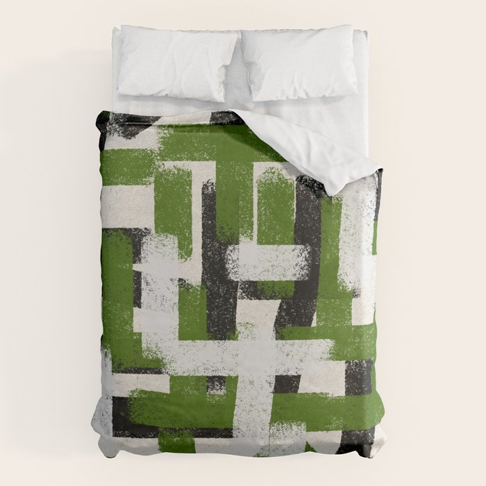 Abstract Modern Cosmic  Duvet Cover Gallery Image 6