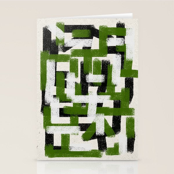 Abstract Modern Cosmic  Stationery Card Gallery Image 1