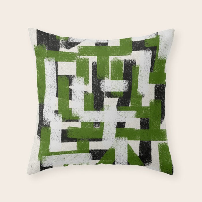 Abstract Modern Cosmic  Throw Pillow Gallery Image 6